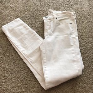 JCrew Skinny White Jeans
